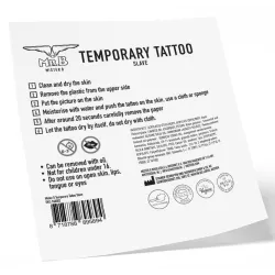 Mr B - Mister B Tatouage éphémère MrB Slave 10 x 10cm